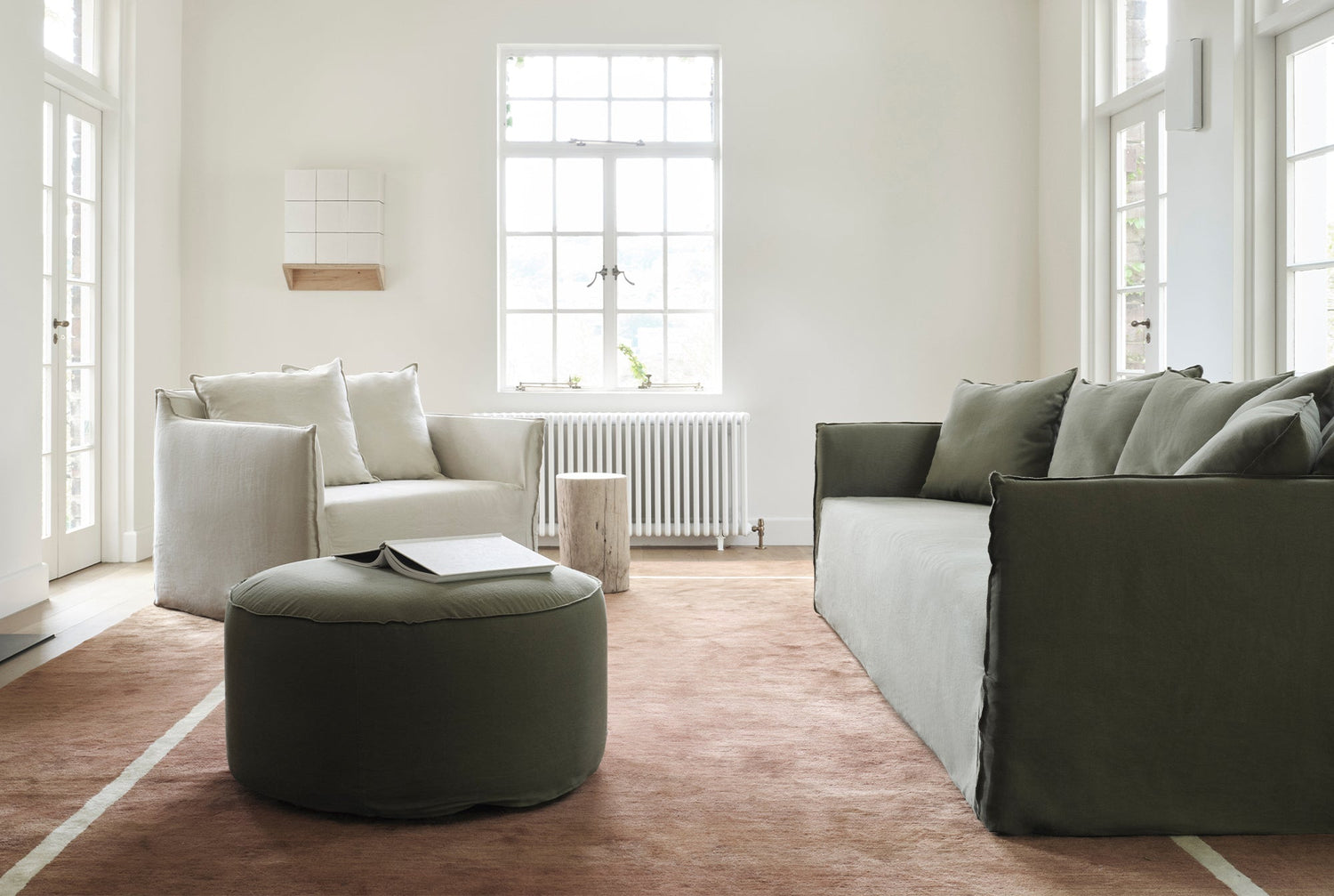 Joe Round Ottoman
