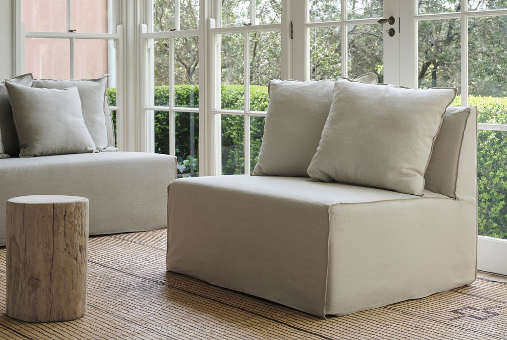 Joe Armless Loveseat Cover