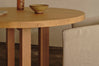 Oak Global Round Dining Table