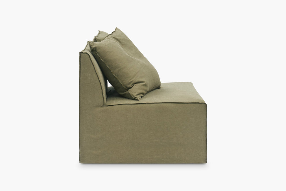 Joe Armless Loveseat Cover