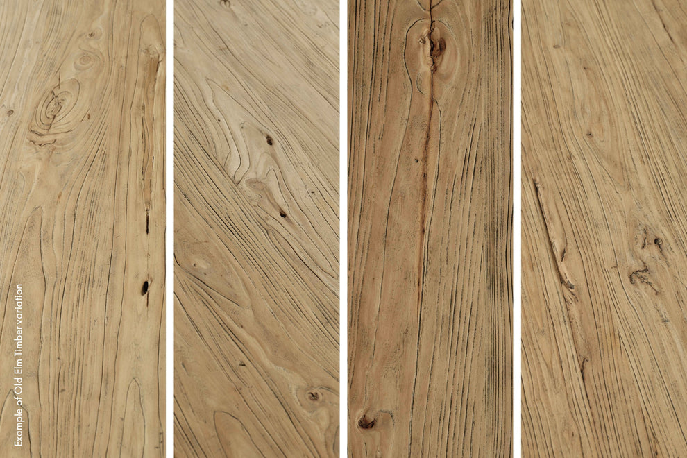 Old Elm Global Round Dining Table