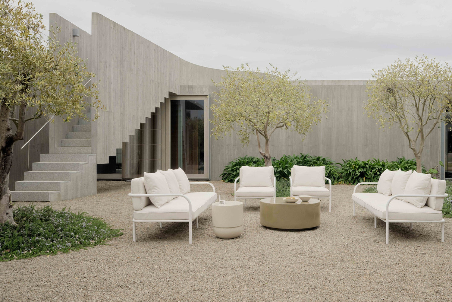 Outdoor Palm Sofa